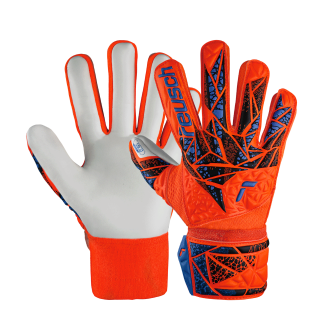 Reusch Attrakt Starter Solid Finger Support Junior 5472511 2210 blau orange 1